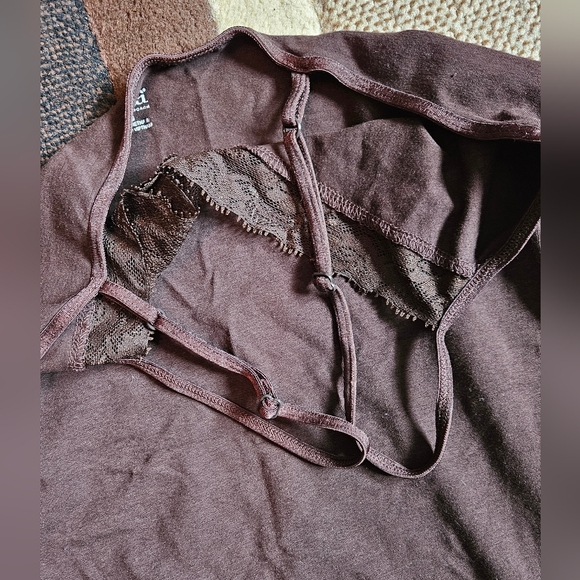 Brown Y2k Lace Cami Top - Picture 3 of 4